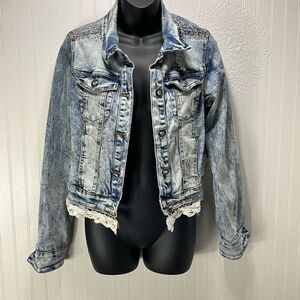 BKE Acid Wash Denim Jacket